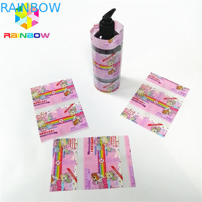 Transparent Laminated PVC Heat Shrink Sleeve , Wrap Bottle Sleeve Labels Customized