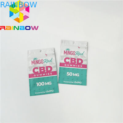 Recyclable Plastic Pouches Packaging k CBD Gummy Candy Bag Gravure Printing