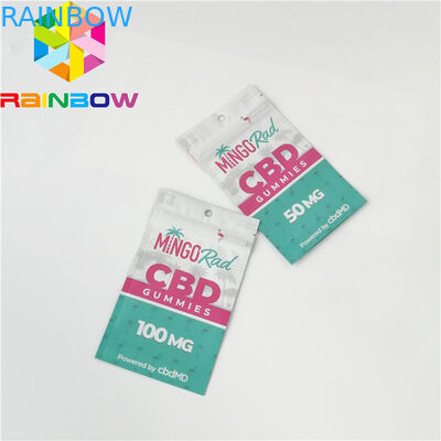 Recyclable Plastic Pouches Packaging k CBD Gummy Candy Bag Gravure Printing