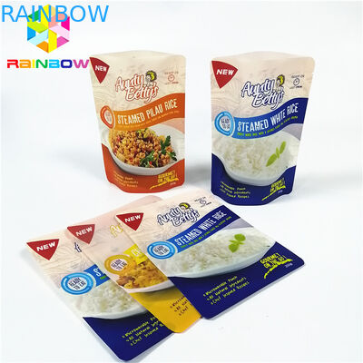 Customized Plastic Stand Up Pouch , Aluminium Foil Pouch Logo Heat Resistant