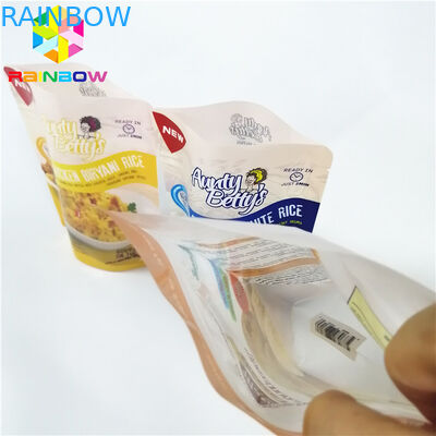 Customized Plastic Stand Up Pouch , Aluminium Foil Pouch Logo Heat Resistant