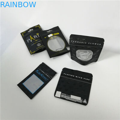 Resealable Plastic Bags Candy Gummy Bear Packaging Cbd Weed Hemp 7g 28g