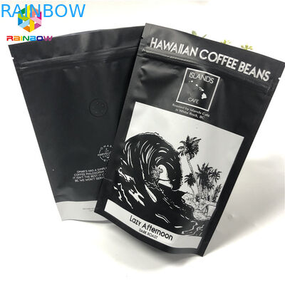 Roasters Tea Foil Pouch Packaging 100g 250g 500g Standing Up Mylar Matte Luxury Coffee Pack
