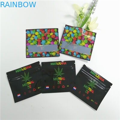 Transparent Herbal Incense Packaging Small k One Side Clear Aluminum Foil
