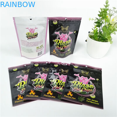 Rotogravure Printing Aluminum Foil Packaging Mylar Pre Roll Barrier Bags For Food Package