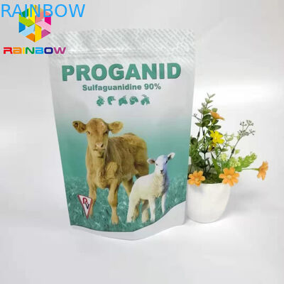 50g 100g Zip Lock Bag 20% Oxytetracycline Soluble Powder Animal Drug Packaging