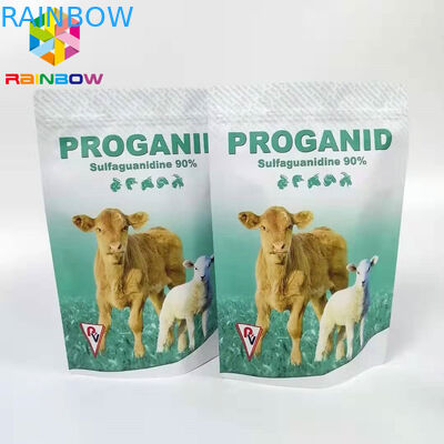 50g 100g Zip Lock Bag 20% Oxytetracycline Soluble Powder Animal Drug Packaging