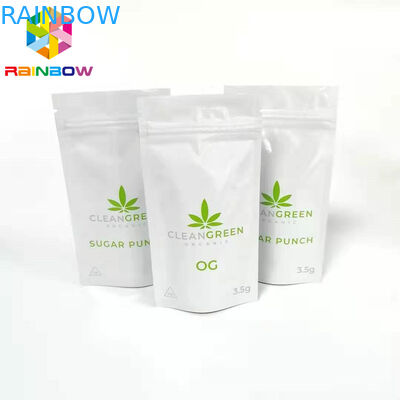 Aluminum Foil Resealable Packaging Bags Glossy Printing Plastic Zip Lock