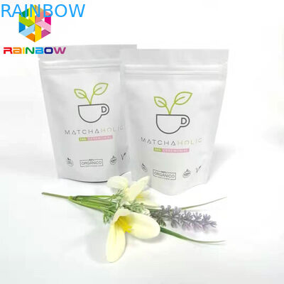 Morning Tea Bags Packaging , Glossy Customized Stand Up Pouches FDA Certificated