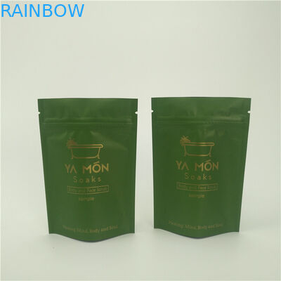 Stand Up Doypack Aluminum Foil k Packaging Bags 8oz 16oz Body Scrub Soak Packing