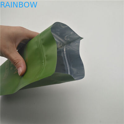 Aluminum Foil Bottom Gusset Bags Leak Proof Logo Printing k Packaging