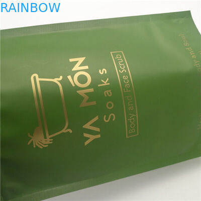 Aluminum Foil Bottom Gusset Bags Leak Proof Logo Printing k Packaging