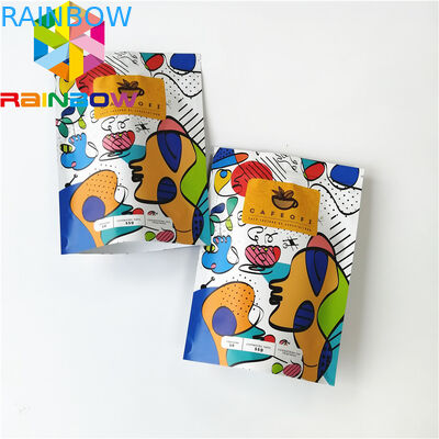 Digital Printing Stand Up Foil Packaging Bags Laminate Material Logo Customized