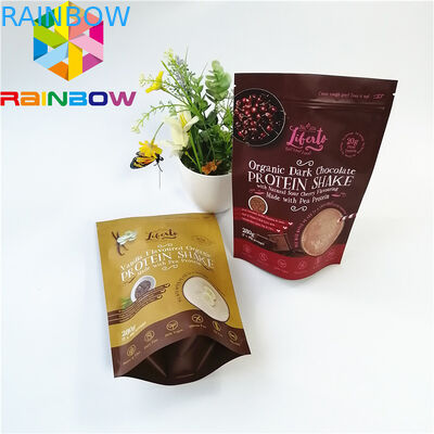 Digital Printing Stand Up Foil Packaging Bags Laminate Material Logo Customized