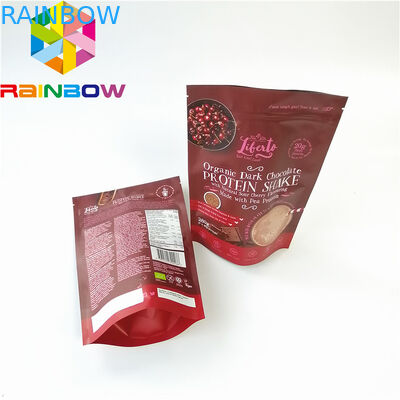 Smell Proof Aluminum Foil Pouch Packaging Mylar Plastic Zip Lock For Coffee