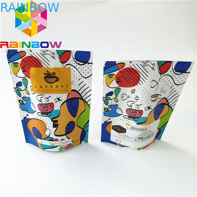 Recycle Plastic Aluminum Foil Bags Digital Printing Cake Dessert Tea Coffee Packing
