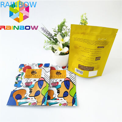 Recycle Plastic Aluminum Foil Bags Digital Printing Cake Dessert Tea Coffee Packing