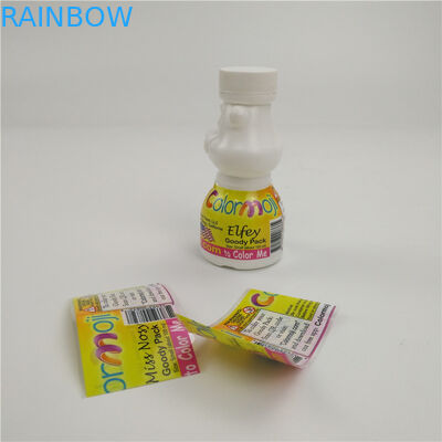 Custom Printed PVC and PET Plastic Heat Wrap Shrink Sleeve Label for Bottle