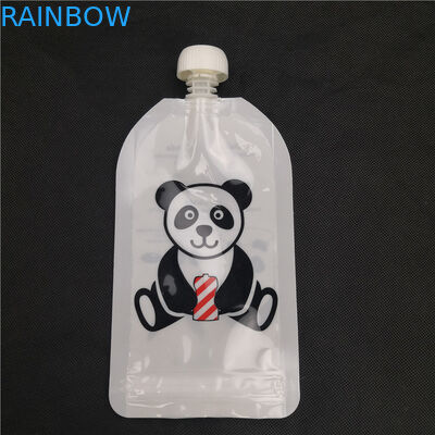 Heat Seal Baby Food Spout Pouch Packaging Beverage Bag 10 Colors Customized Size