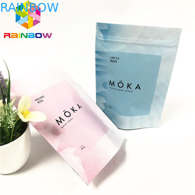 Low Moq Digital Printed Stand Up Pouch Zipper Bag Made Craft Food Packaging Drawstring