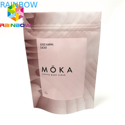 Lightweight Plastic Pouch Packaging , Food Grade Stand Up Bag For Cbd Body Scrub