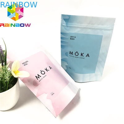Lightweight Plastic Pouch Packaging , Food Grade Stand Up Bag For Cbd Body Scrub