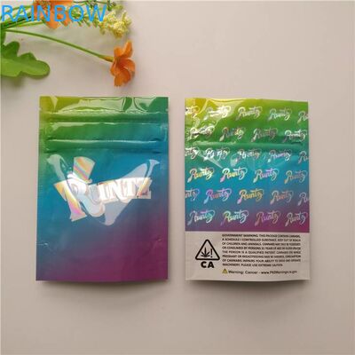 Custom Printed Child Proof k Mylar Bag Gummies Pouch Kratom Pill Sachet