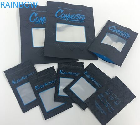 Digital Printing Airtight  Zip Lock Bags Aluminum Foil CBD Gummy Small Pouches