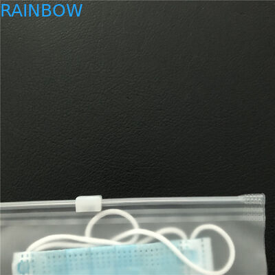 Disposable Mask Packaging Heat Seal Bags Zipper Top Gravure Printing With Window