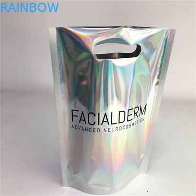 Gravure Printing Mylar Foil Pouch Packaging Plastic Zipper Custom Hologram Bag