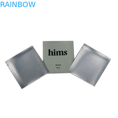 Heat Seal Aluminum Foil Food Packaging Bags Small Plastic Sample Pouches For Powder