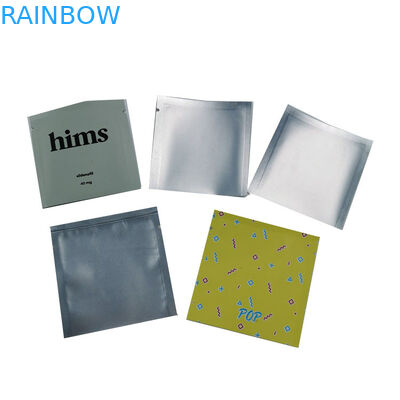 3 Side Heat Seal Plastic Pouches Packaging Mini Pouch Eyelash Bag Packet Customized