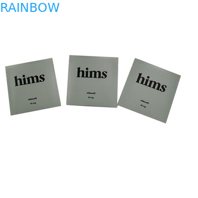 Moisture Proof Plastic Stand Up Pouch Laminated Foil Mini Bag For Pills / Medication