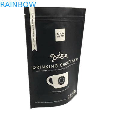 K Pouch Stand Up Coffee Bag Aluminum Resealable Custom Full Color Printing