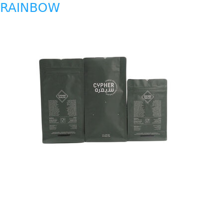 Standard Size Bottom Gusset Bags E Zipper Alumnium Foil Mylar Smell Proof Food Grade