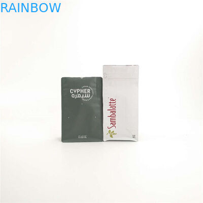 Double  Mylar Bottom Gusset Bags Biodegradeble Plastic Packaging With Valve