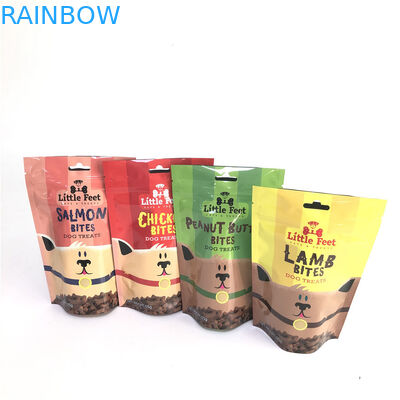 Biodegradable Stand Up Zipper Bags Custom Gravure Printing For Food Packaging