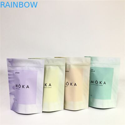 Biodegradable Stand Up Zipper Bags Custom Gravure Printing For Food Packaging