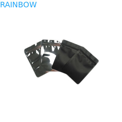 Matte Surface Plastic Pouches Packaging Aluminum Foil Small Zipper Bag For Food