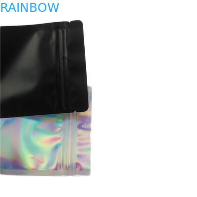 Matte Surface Plastic Pouches Packaging Aluminum Foil Small Zipper Bag For Food