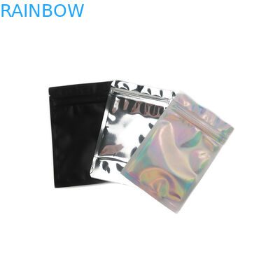 Smell Proof Food Grade Packaging Bag Three Side Seal Pouch Matte With Zipper