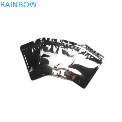 Smell Proof Food Grade Packaging Bag Three Side Seal Pouch Matte With Zipper