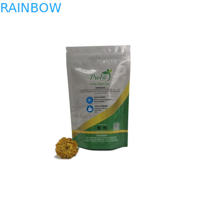 Eco Friendly Tea Bags Packaging Pouch Bag Packing Stand Up Mylar With Zipper Lock