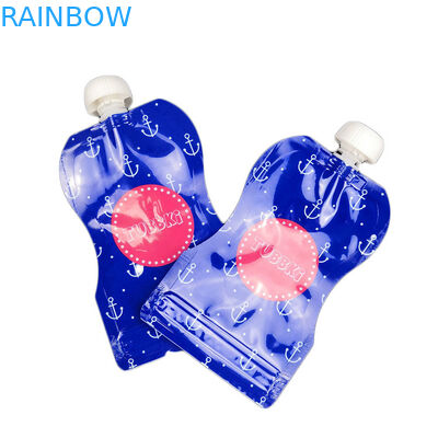 Reusable Spout Bags Packaging Beverage Drinking Plastic Liquid Pouch Customised Printed
