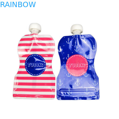 Reusable Spout Bags Packaging Beverage Drinking Plastic Liquid Pouch Customised Printed