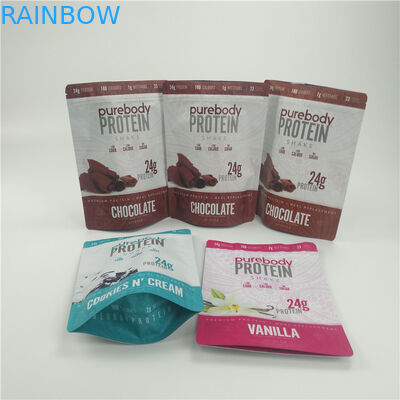 K Pouch Stand Up Coffee Bag Aluminum Resealable Custom Full Color Printing