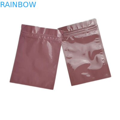 Reclosable Plastic Pouches Packaging Small Lipgloss Bag Custom Printed  For Cosmetic