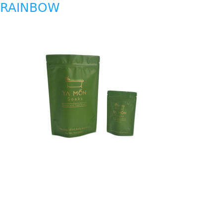 Matte Plastic Pouches Packaging Digital Printing Custom 120 Micron Thickness