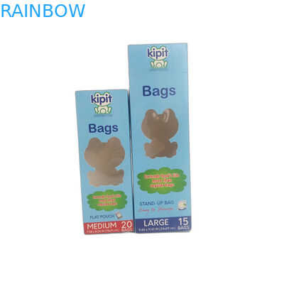 Recyclable Rectangle Cardboard Packaging Box Colorful Printing Fresh Food Storage