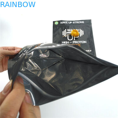 Aluminum Foil Matte White 1kg Coffee Mylar Bags Stand Up Coffee Bean Pouch With Zipper